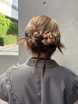 ルース(LOOSE)&nbsp;切りっぱなしボブ×シアーベージュ#立川#立川駅#縮毛矯正