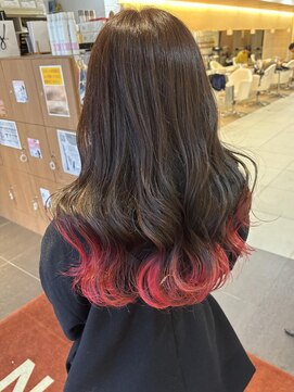 ニューヨークニューヨーク 桂店(NYNY) エンドカラーダブルカラーブリーチカラーピンク推しカラー