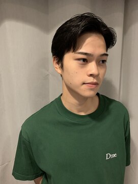 パーク(PARK) メンズ刈り上げなし七三分けショート