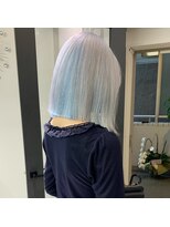 ペレ 原宿(PELE)&nbsp;ダブルカラー/ケアブリーチ/羽エクステ/原宿