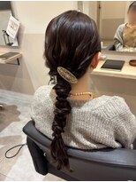 アヤナバイアヤラ 西船橋店(ayana by ayala) ふんわり編みおろし×ロング