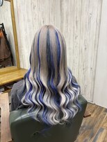 ヘアスタジオワン 藤沢店(HAIR STUDIO ONE)&nbsp;グレーシルバー×エクステメッシュ