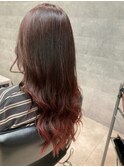 「大人可愛いピンクグラデーション」