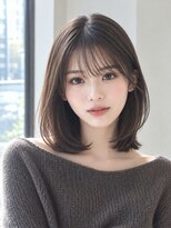 ナンバー ブラオ 名古屋栄(N° blao)&nbsp;美髪レイヤーカット/顔まわりレイヤー/くびれミディアムレイヤー