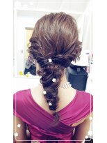 ヘアセット専門店 ナゴミ 渋谷店(nagomi) ダウン編み込みスタイル/ヘアセット/編み下ろし/結婚式