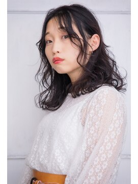 モカ ヘアーデザイン(moca HAIR DESIGN) 【moca HAIR DESIGN】巻いたウェーブのスタイル