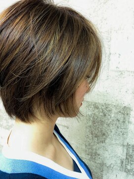 オンリエド ヘアデザイン(ONLIed Hair Design) 【ONLIed】アッシュオリーブ×ハンサムショート