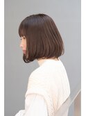ツヤツヤベージュボブ◇/髪質改善/トリートメント/前髪/天神大名