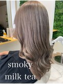 smoky milk tea