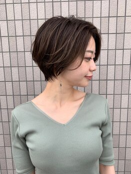 ジールサロン 学園の森店(ZEALSALON)の写真/憧れのショートstyleで小顔見せが叶う♪繊細な技術によりあなたの魅力を引き出す×似合わせヘアをご提案!!