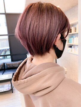 キャアリー(Caary) 福山市 丸みショートボブ ショートヘア人気キャアリーcaary