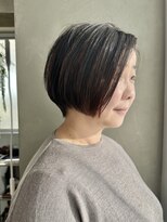 シセイ 青山(SHISEI)&nbsp;ショートボブ/前下がりショート/40代/50代/脱白髪染め
