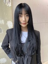 ロジ(loji)&nbsp;顔まわりカット×ブルーブラック