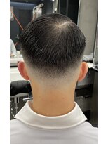 ザ フェイダーズ(The Faderz)&nbsp;スキンフェードクロップ七三ハードパート高円寺メンズカット床屋