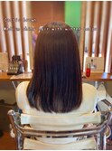 大人美人/外ハネボブ/冬カラー/くびれミディアム/20代30代