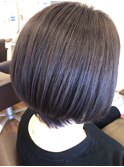 質感再整カラーで艶々ショート