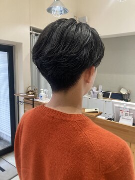 リリィ(LILY) センター分け×ニュアンスパーマ