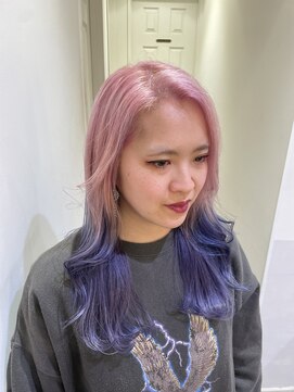 コル(CoL) ◇ペールピンク×ラベンダーグラデーション◇