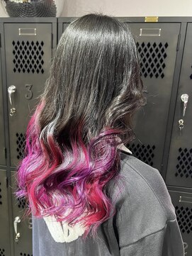 バド(Bud) pink×purple gradation ♪+*.・