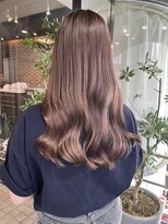 ヘアーアンドメイク ビス(HAIR&MAKE bis)&nbsp;紫の色落ちから！柔らかグレージュ/立川美容室【黒田あさみ】