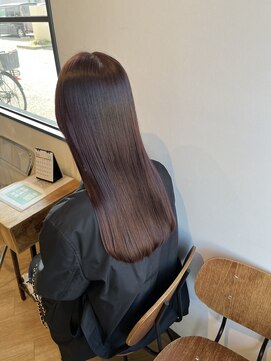 ヘアーデザインプレクト(Hair Design PRECT) 髪質改善ストレート×レッドブラウン