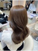 【momoka】韓国レイヤーカットくびれ顔周りシアーカラー髪質改善