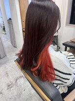 アバーブ ザ ビューティー アイランド(Above the beauty island -oizumi gakuen-)&nbsp;20代30代40代50代◎レッドオレンジインナーカラー