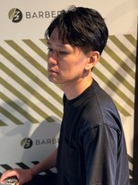 バーバーバー アカバネ(BARBER-BAR AKABANE)&nbsp;バーバーが作る毛流れニュアンスパーマ ツーブロック#3