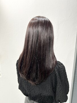 ザザアオヤマ(ZA/ZA AOYAMA) 透明感の暗髪パープル