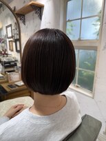 サンバイセライロ 千葉(SAN. by celilo)&nbsp;ミニボブ × 白髪染め【千葉優希】