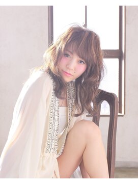 ヘアーズ ベリー 新金岡店(hairs BERRY) BERRY/耳かけ＿毛先パーマ＿イメチェン＿フォギーベージュ＿夏