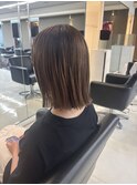 大人切りっぱなしボブ