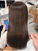 ミニウルフ髪質改善縮毛矯正酸性ストレートレイヤーカット/銀座