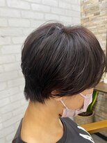 ハサミバイアトリエナガノ 千葉(8sami by atelier nagano)&nbsp;デザインカラー／レイヤーカット/ウエットヘア/オリーブベージュ