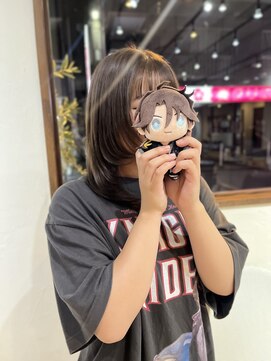 ルート(root) くすみカラー/ダブルカラー/ミルクティーベージュ/登戸