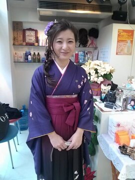 ヘアースタジオエル 袴&ヘアーアップ