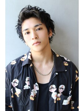 ブラン 梅田(Blanc) 【Blanc/梅田】無造作ショート＿ワイルドアップバング re1