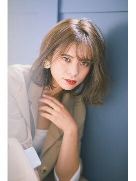 キングスベリー(Hair Relaxation King's Berry) 外巻きmix顎下ボブ