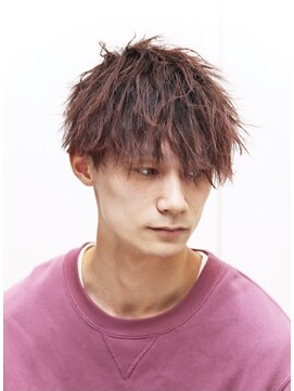 ヨシザワインク プレミアム 築地店(YOSHIZAWA Inc. PREMIUM) 前下がりツイストパーママッシュ/茶髪/マッシュ/カジュアル