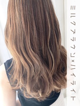 ウーロス(uros.) ミルクブラウン×ハイライト