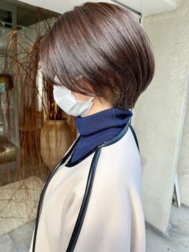 ソア(soa) ショートボブ×イヤリングカラー