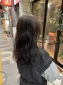 アース 岐阜店(HAIR&MAKE EARTH)&nbsp;ロングの大きなうウェーブも人気です！