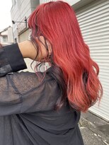 プルメリアドット(Plumeria.)&nbsp;赤 × 黒