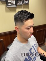 五反田　理容室　フェード　ショート