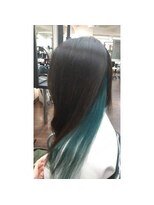 タイガ 上野御徒町(TAIGA)&nbsp;髪質改善×インナーカラー(ミントグリーン)【艶髪・美髪】