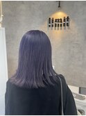 色落ちも楽しめるアメジストカラー