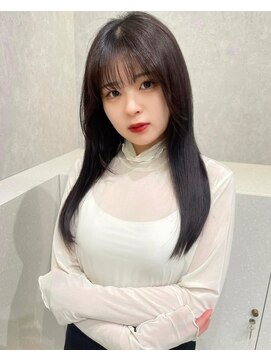 エジョン 三鷹店(Aejon) #バレイヤージュ#グレージュカラー#ボブウルフ#ココアベージュ