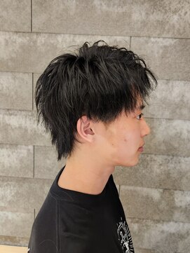 ニアウ 伊勢崎連取店(Niau) アップバングセンターパートウルフツイストスパイラルパーマ