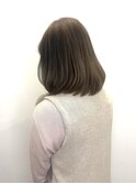 白髪染め卒業カラー×地毛風ストレート