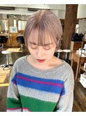 ◆担当:岩切祐樹◆ラベンダーベージュ×前髪ローライト